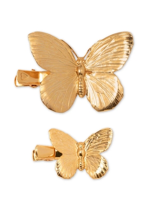 Jennifer Behr Papillon barrette (set of two) - Gold