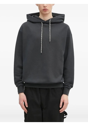 Aries drawstring-detail hoodie - Black