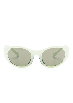 Alba Optics Anvma oval-frame sunglasses - Green