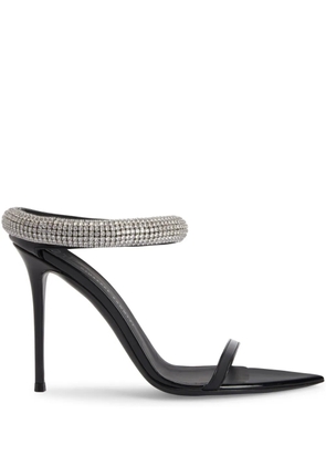 Giuseppe Zanotti 105mm Intriigo Galassia sandals - Black