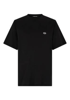 Roberto Cavalli logo-patchT-shirt - Black
