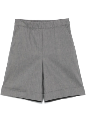 D.Exterior pressed-crease shorts - Grey