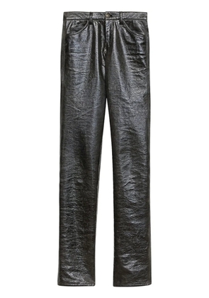 ISABEL MARANT Lovis vinyl trousers - Grey