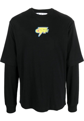 Off-White logo-print T-shirt - Black