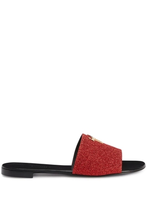 Giuseppe Zanotti Shirley glitter sandals - Red