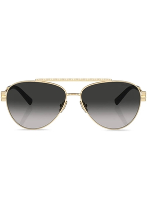 Tiffany & Co Eyewear pilot-frame gradient sunglasses - Gold