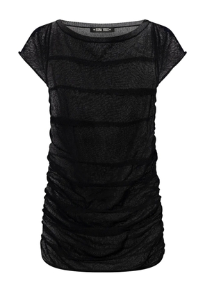 Elena Velez ruched T-shirt - Black