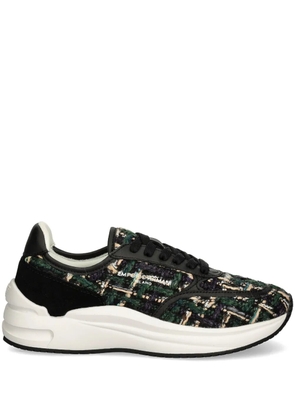 Emporio Armani bouclé sneakers - Black