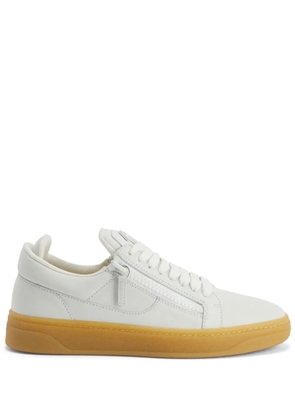 Giuseppe Zanotti GZ94 leather double-zip low-top sneakers - White
