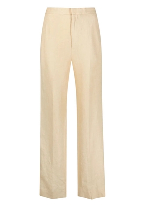 Polo Ralph Lauren straight-leg linen trousers - Neutrals