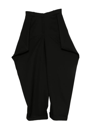 Viktor & Rolf triangle pleated wool trousers - Black