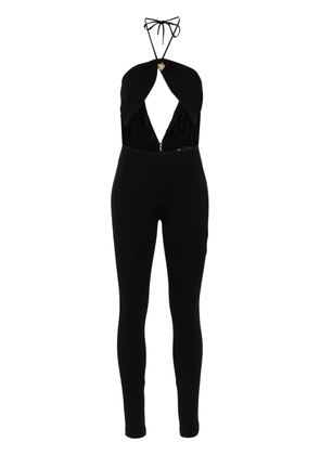 DSQUARED2 heart-detail halterneck jumpsuit - Black