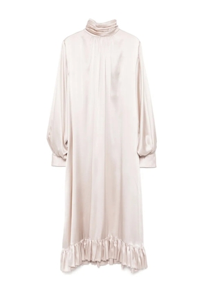 Cynthia Rowley Monroe silk charmeuse dress - Neutrals