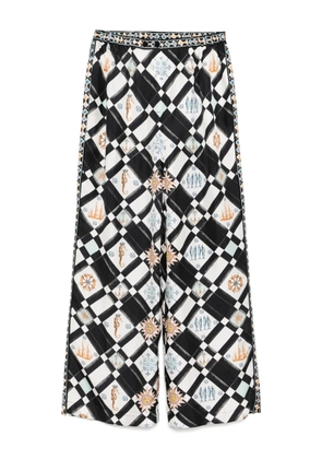 Camilla folk afloat trousers - White