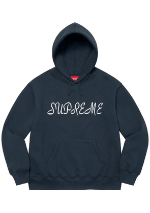 Supreme Script hoodie - Blue
