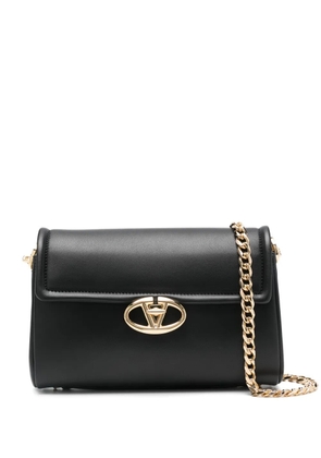 Valentino Garavani VLogo Signature-plaque shoulder bag - Black