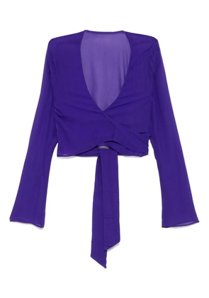 Maison Close Fever long sleeve top - Purple