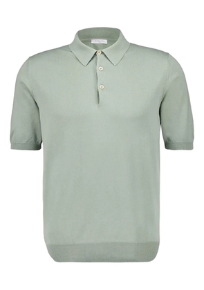 Boglioli ribbed hem polo shirt - Green