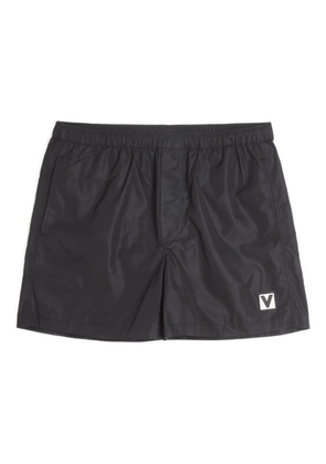 Valentino Garavani Chez-patch swim shorts - Black