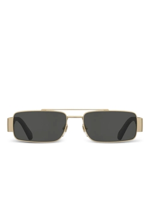 Moschino Eyewear rectangle-frame sunglasses - Gold