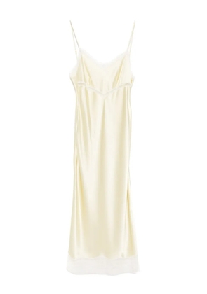 Kiki de Montparnasse Tiered Slip dress - Yellow