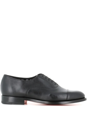 Santoni leather oxford shoes - Black