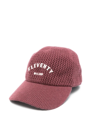 Eleventy logo-embroidered hat