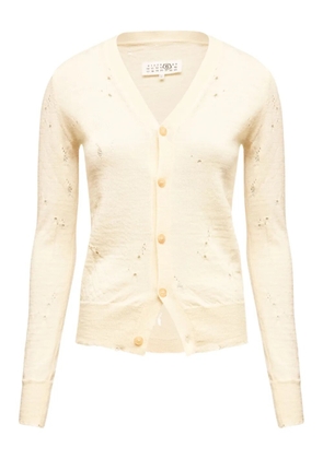 MM6 Maison Margiela button-up cardigan - Neutrals