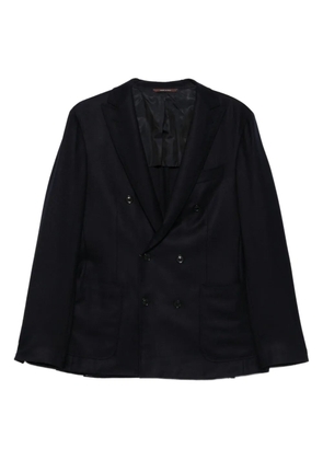 Canali double-breasted jacket - Blue