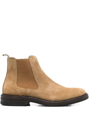 Astorflex elastic-panel suede chelsea boots - Neutrals