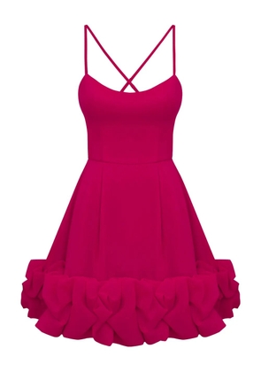 POST MERIDIEM backless bustier mini dress - Pink