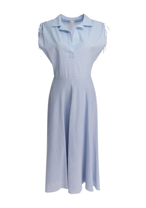 Ines De La Fressange striped collar dress - Blue