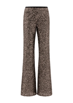 F.It sequin trousers - Brown