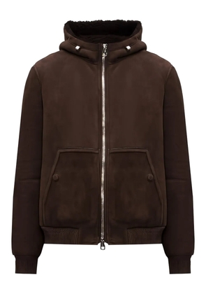 Brett Johnson hooded zip jacket - Brown