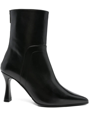 Evaluna 90mm pointed-toe flared-heel boots - Black