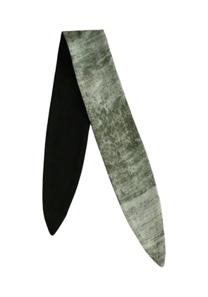 Ziggy Chen wool scarf - Green