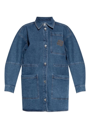 MUNTHE denim shirt jacket - Blue