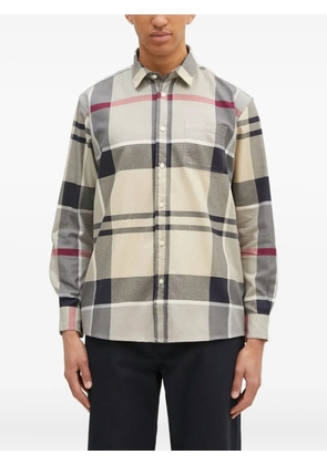 Barbour checked cotton shirt - Neutrals