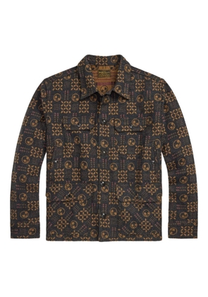 Ralph Lauren RRL patterned shirt jacket - Blue
