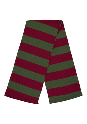 PAULA Lucca striped-pattern scarf - Green