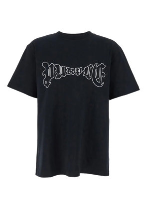 Purple Brand logo-print T-shirt - Black