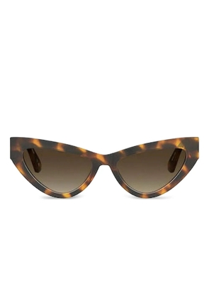 Moschino Eyewear cat-eye acetate sunglasses - Brown
