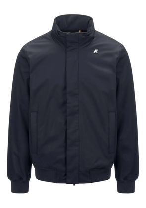 K-Way logo-patch jacket - Blue