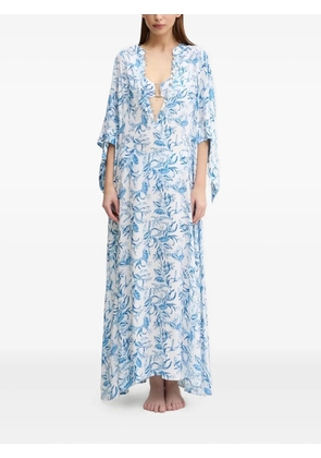 Melissa Odabash Edith floral beach dress - White