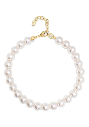 Nialaya Jewelry Chunky Pearl choker necklace - White