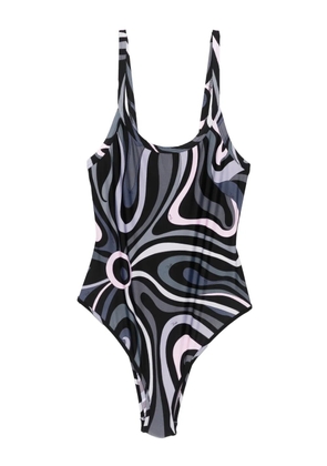 PUCCI square-neck swimsuit - Black