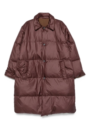 Sofie D'hoore quilted button-fastening coat - Brown