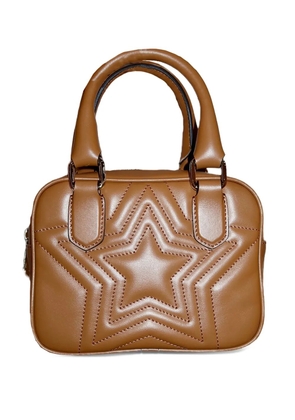NINI Star quilted tote bag - Brown