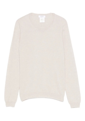 Barba crew-neck sweater - Neutrals