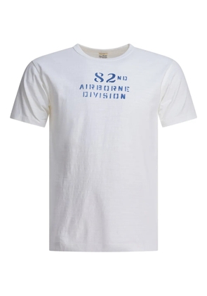 Buzz Ricksons 82nd Airborne Division graphic T-shirt - White